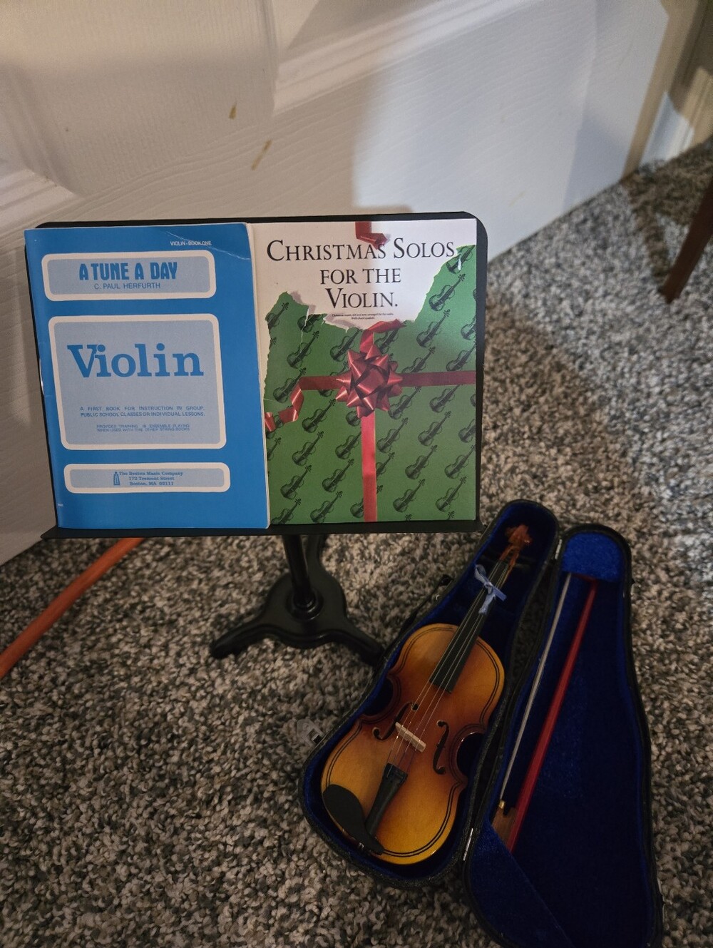 Vintage American Girl Pleasant Company Violin And Music Stand